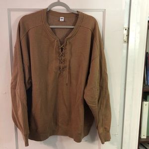 Set of 2-Lace up Sweatshirt